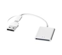 Mllepjdh Lecteur de cartes USB type C vers carte compatible avec les cartes mémoire UHS I pour transfert rapide de fichiers photo et vidéo Lecteur de cartes standard USB Type C