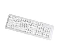 Mllepjdh Lot de 104 touches blanches XDA hauteur non gravées pour divers claviers mécaniques pour les amateurs de clavier minimalistes