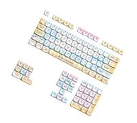 Mllepjdh Lot de 112 touches de touches pour claviers mécaniques sur le thème des animaux de dessin animé