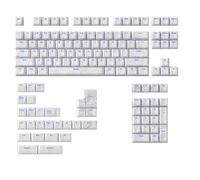 Mllepjdh Lot de 135 touches transparentes pour claviers mécaniques