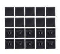 Mllepjdh Lot de 20 touches de clavier mécanique PBT Dye-sub pour profil XDA créatif Hauteur 1U Touches de jeu sans gravure 1U
