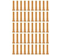 Mllepjdh Lot de 50 machines d'épilation de poulet à 50 doigts en caoutchouc pour volaille et poulet, jaune