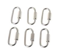 Mllepjdh Lot de 6 crochets en métal pour cage à oiseaux pour animaux domestiques