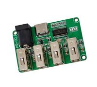 Mllepjdh Maker Module d ' Extension d ' Interface USB 2.0, Carte hub 1 à 4 avec Affichage d ' activité LED pour projets de Construction intégrés, Carte répartiteur USB, Module de Circuit hub PCB