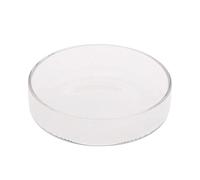 Mllepjdh Mangeoire en verre pour crevettes et poissons d'aquarium pour aquarium, reptiles, bol de nourriture rond 9,9 cm, 8,9 cm, 8,1 cm, 7,6 cm, 6,6 cm, 2,4i pour aquarium, thermomètres, gravier,