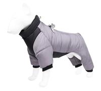 Mllepjdh Manteau d'hiver pour chien avec sangle réfléchissante et coupe-vent facile à porter