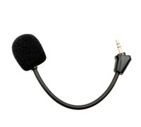 Mllepjdh Microphone réglable avec réduction du bruit pour casques Cloud, microphone boom haute sensibilité avec pare-brise en mousse, microphone sans fil