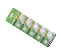 Mllepjdh Multipacks De 10 Pièces Piles Bouton Alcalines LR1130 LR41 LR44 pour Montre Jouets Et Montres Polyvalents