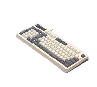 Mllepjdh Petit clavier filaire 98 touches avec modes rétroéclairés ARGB Clavier ergonomique pour jeux et bureau Portable facile à utiliser