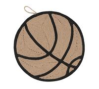 Mllepjdh Planche à gratter pour jouet, protection des meubles, sol, tapis, canapé, corde en sisal pour griffer, tapis à griffer pour mur, basket-ball
