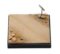 Mllepjdh Présentoir Miniature en résine à l ' échelle 1: 64, scène de Simulation, Plate-Forme carrée, Base de dioramas pour Les Amateurs de modèles, collectionneurs d ' Art en résine