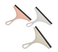 Mllepjdh Raclette en verre de 10,2 cm pour porte en verre, pare-brise de voiture, douche, salle de bain, facile à utiliser, nettoyage sans traces