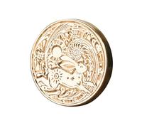 Mllepjdh Remplacement de tête de Tampon de scellage pour Scrapbooking, Carte d ' appréciation, Tampon de Sceau décoratif pour Sceau d ' Emballage