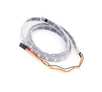 Mllepjdh Ruban Lumineux LED Couleur à Prise 3 Broches, 5 V, programmable, 100 cm, Ruban Lumineux Fluide avec Fils Rouge Jaune pour Les constructions Artisanales et la décoration