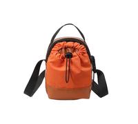 Mllepjdh Sac à bandoulière tendance en toile avec cordon de serrage pour un accès sûr et facile à porter, Doré, One Size