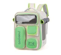 Mllepjdh Sac à dos respirant pour petits chats et chiens - Pour voyage, camping, vélo