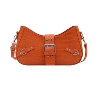 Mllepjdh Sac à main tendance avec sangle de ceinture avec détails cloutés - Sac à bandoulière léger en cuir synthétique - Sac à main décontracté pour femme, o, One Size