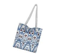 Mllepjdh Sac fourre-tout en toile esthétique avec poche intérieure pour femmes et filles, tissu d'épicerie réutilisable avec motif pour le shopping, la salle de sport, tissu d'épicerie réutilisable