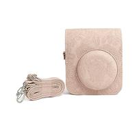 Mllepjdh Sac pour appareil photo 12 personnes léger et sac à bandoulière avec sangle réglable en polyuréthane portable, Poudre légère en relief