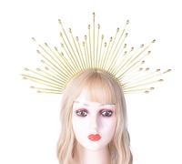 Mllepjdh Serre-tête halos pour mariage, accessoire élégant pour fêtes et cosplays, bijou multifonction