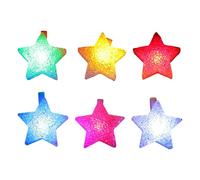 Mllepjdh Set Of 6 Colorful LED Light Bracelets Accessory Star LED Light Wristband Glowing Bracelets For Exciting Party Scene Festival Wristbands