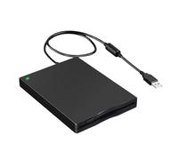 Mllepjdh Simple Plug and Play Lecteur de disquette externe 3,5" pour récupérer d'anciens documents et jeux à partir de disques Lecteur de disquette USB