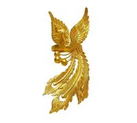Mllepjdh Superbe accessoire Fenghuang en dentelle, de dentelle complexe, anneaux, ornement pour les personnes avant-gardistes, breloque pour occasions importantes