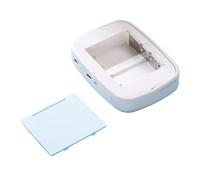 Mllepjdh Support de batterie 21700 à installation rapide pour éclairage LED extérieur Capacité de batterie 4 Design résistant aux chocs Idéal pour les urgences Boîte extérieure
