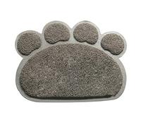 Mllepjdh Tapis de litière en forme de patte de chat anti-éclaboussures