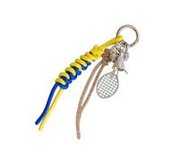 [Mllepjdh] Téléphone en corde tressée tissée à la main, câble de mode, décoration unique pour sacs à main, organisateur portable pour femmes et filles, フリーサイズ