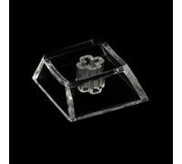 Mllepjdh Touches ergonomiques R4R3 en hauteur, confortables et élégantes pour les joueurs, les programmeurs et les employés de bureau, touches transparentes