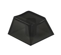 Mllepjdh Touches ergonomiques R4R3 en hauteur, confortables et élégantes pour les joueurs, les programmeurs et les employés de bureau, touches transparentes