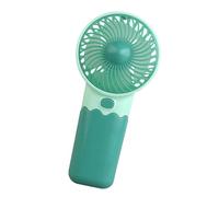 Mllepjdh Ventilateur Portable en Plastique léger de Plusieurs Couleurs nécessitant des cellules 2X3A, idéal pour Le Refroidissement par Temps Chaud
