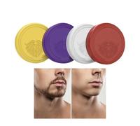 Mlllokfki Barre de rasage pour hommes, barre de rasage - Barre à moustache 4 pièces,et protège, mousse riche, barre portable pour un rasage en douceur, améliorez votre toilettage
