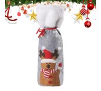 Mlllokfki Christmas Wrapping Ideas, Bottle Decoration, Wine Bottle Presentation Cover, Family Gathering Wine Decor, Birthday Celebration Wine Cover, Customizable Wine Bottle Bag