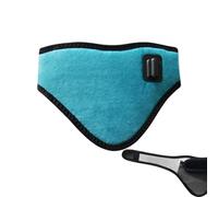 Mlllokfki Coussin chauffant chauffe-cou - Coussin chauffant en graphène à 3 niveaux de chaleur avec sac d'armoise intégré,Tour de cou chauffant réglable, cache-cou confortable pour l'hiver