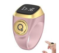 Mlllokfki Décoration de bague intelligente,Anneau de compteur électronique rechargeable - Bague intelligente pour homme, anneaux intelligents prennent en charge plusieurs langues, affichage clair, 5