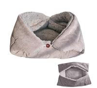 Mlllokfki Dog House Bed, Thickened Enclosed Dog Bed, Washable Cat House, Indoor Dog Shelter, Foldable Pet Tent, Stray Cat Shelter, Warm Indoor Dog Bed, Cozy Cat House for Winter, Small Dog Bed,
