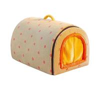 Mlllokfki Épais Enclosed Bed, Portable Pet Nest, Warm Dog Kennel, Foldable Dog Shelter, Indoor Pet Bed, Cozy Dog Tent, Small Dog Shelter, Cat and Dog Nest, Stray Cat Shelter for Indoor Cats