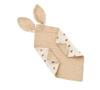 Mlllokfki Unisex Baby Bibs with Rabbit Ears, Baby Bibs for Drooling, Soft Cotton Drooling Bib, Rabbit Ear Drool Bibs for Boys, Rabbit Ear Drool Bibs for Girls, Baby Bandana Bibs for Drooling