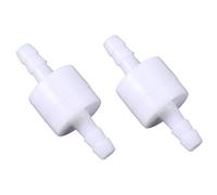 MLMLH Clapet Anti-Retour en Ligne en Plastique, 2 Pièces 4mm Clapets Anti-Retour Unidirectionnels Clapet Anti-Retour sans Retour pour Eau Fioul Gaz