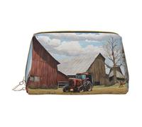 Mlmnbvc Petite trousse de maquillage, trousse de maquillage, trousse de toilette pour femme, essentiels de maquillage de voyage, 17 x 10,9 x 7,6 cm - Chasse au cerf, blanc, taille unique, blanc,
