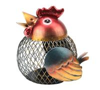 Mloarts Tirelire en métal de 12,7 cm en forme de poussin pour enfants - Fabriquée à la main - Antirouille - Cadeau pour enfants, filles et garçons (poussin)