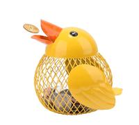 Mloarts Tirelire en métal de 12,7 cm en forme de poussin pour enfants - Fabriquée à la main - Antirouille - Cadeau pour enfants, filles et garçons (canard)
