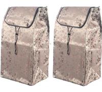 MLordoarf 1/2PCS Sac De Rechange pour Caddie - 72L Sac De Remplacement De Chariot À Main, Caddie Sac De Remplacement avec Side Pocket, Tissu Oxford Sac De Rangement Étanche, 37.5 × 28.5× 67cm