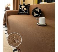 MLordoarf Plaid Canape Grande Taille Crème, Impermeable Chat Anti Griffe Couverture Canape Universelle 1 2 3 4 Places Angle Décorative Housse de Canapé idéal comme Jeté de Canapé ou Couvre-lit