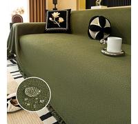 MLordoarf Plaid Canape Grande Taille Crème, Impermeable Chat Anti Griffe Couverture Canape Universelle 1 2 3 4 Places Angle Décorative Housse de Canapé idéal comme Jeté de Canapé ou Couvre-lit