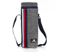 MLPKOI 1 Pièces Sac de Bouteille d'eau, Sac pour Bouteille d'eau Portable Grand Porte-Bouteilles Thermos Pochette Bouteilles avec Bandoulière Réglable pour Voyage, Pique-Nique, Boissons