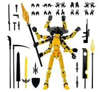 MLPKOI T13 Figurine ArticuléE Set (Assemblage Terminé), Impression 3D de Figurines Mobiles avec Plusieurs Articulations T13 Action Figurine avec Plusieurs Articulations Décoration de Bureau, Cadeau po