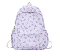 MLqkpwy Sac à dos à motif de nœud mignon - 32 x 15 x 43 cm - Sac à dos pour étudiantes et adolescentes - Peut facilement contenir un carnet de notes et d'autres accessoires indispensables, ce qui les